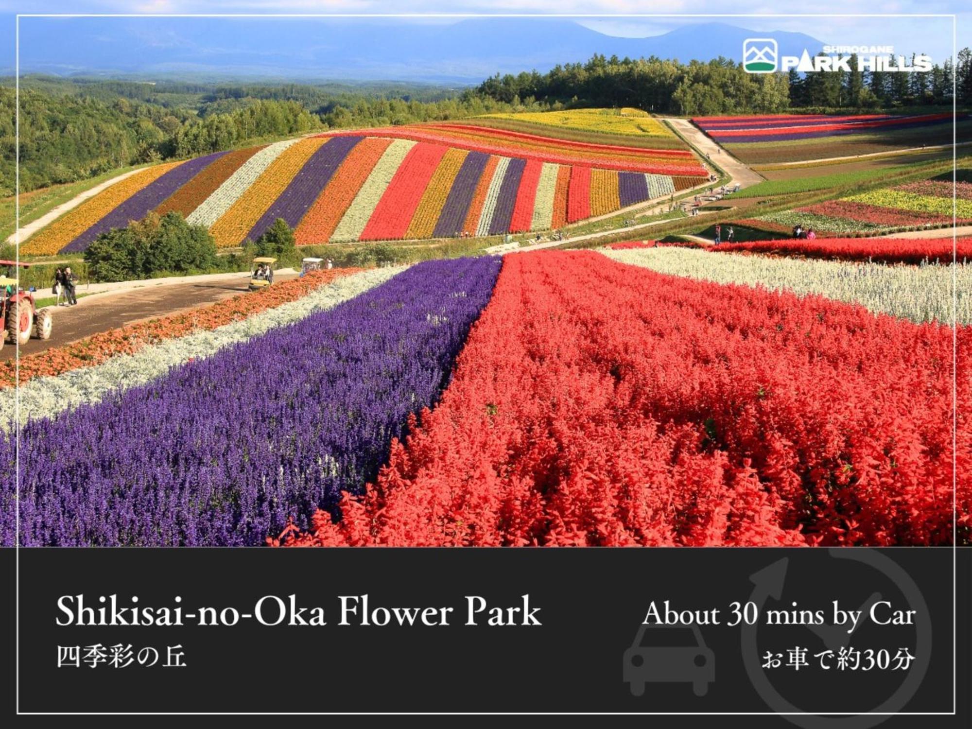 Biei Shirogane Onsen Hotel Park Hills Екстериор снимка